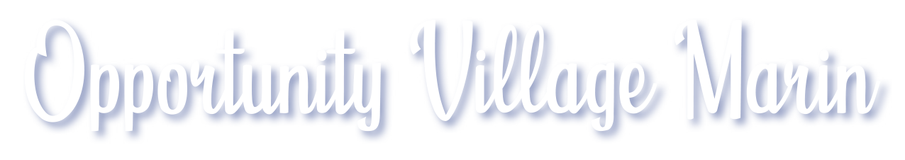 Logo of Opportunity Village Marin. Logo of Opportunity Village Marin.