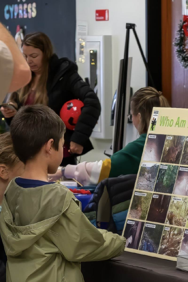 Photo of kids at an exhibit.